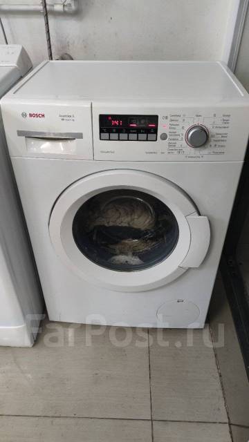 Стиральная машина Bosch Avantixx 6 3D Washing. Гарантия. Доставка, 6,0 кг,  б/у, в наличии. Цена: 12 000₽ во Владивостоке