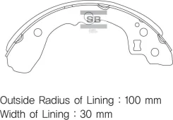 ������� ��������� Kia Rio 0K30B2628Z Sangsin Brake Sangsin Brake SA134 SA134 ����