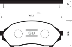 ������� ����. ���. Mazda 323 VI 1.4/1.5 09/98- Sangsin Brake SP1227 SP1227 ����
