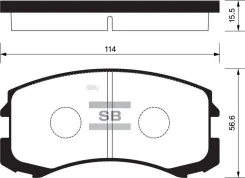 ��������� ������� �������� SP1255 Sangsin Brake SP1255 SP1255 ����