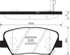 ������� ����. ���. Hyundai/KIA Sangsin Brake SP1424 SP1424 ����