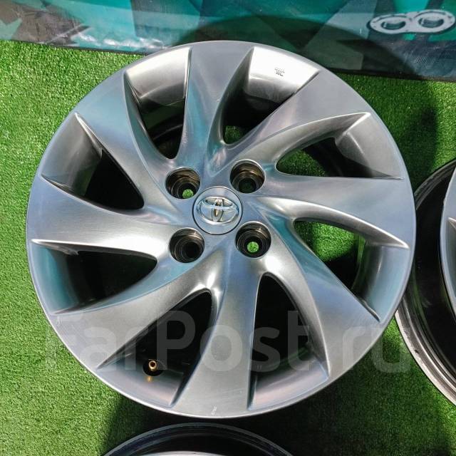 Оригинальные диски Toyota! Темный Хром! R15, PCD 4-100, 15", 1 шт ...