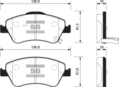 ������� �������� �. Toyota Auris 1.4VVTi/1.6VVTi/1.4D-4D/2.2D 07 SP1500_=GDB3481 [0446502200] ! Sangsin Brake SP1500 SP1500 ����