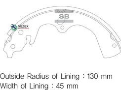 ������� ��������� ���������� ������ KIA Retona (1998-2003)/ Sportage I (1994-2005), Mazda MPV I (1988-1999)/ B-Serie III (1981-1999) Sangsin Brake SA0...
