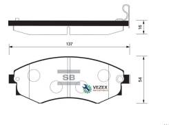   ,  HY Elantra/Lantra 90-/Coupe Sangsin Brake SP1065 SP1065 