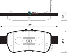 ������� ����. ���. Honda Odyssey usa 2.4L 05-08/ Lagreat 3.5L RL1 04- Sangsin Brake SP1428 SP1428 ����