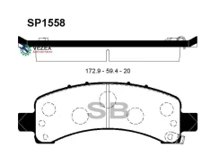 ������� �������� ���.! Chevrolet Tahoe 95/Suburban 00/Avalanche 02 SP1558 Sangsin Brake SP1558 SP1558 ����