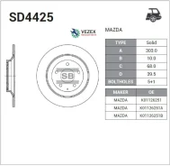 ���� ��������� ������ Sangsin Brake SD4425 SD4425 ����
