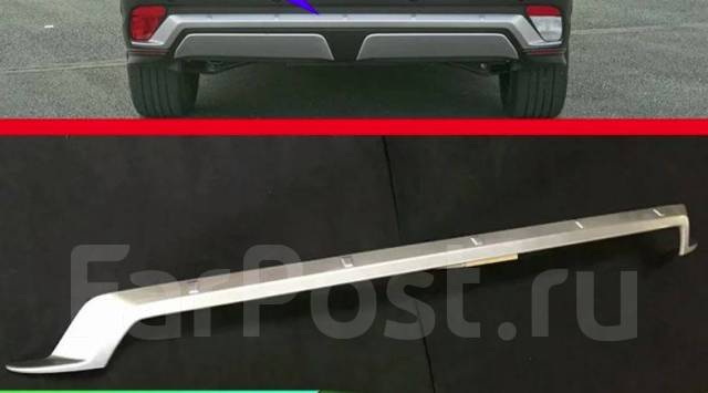 Молдинг на задний бампер Eclipse Cross 2018-2020 купить в Хабаровске по ...