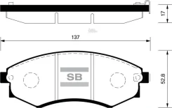 ������� ��������� Hyundai Elantra, Matrix 03- �������� 5810133C00 Sangsin Brake Sangsin Brake SP1048 SP1048 ����
