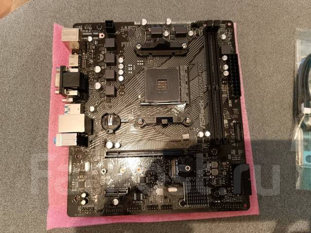 Материнская плата ASRock b550m-hdv, б/у, в наличии. Цена: 6 000₽ во ...