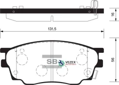 ������� ��������� �������� Sangsin Brake SP2027 SP2027 ����