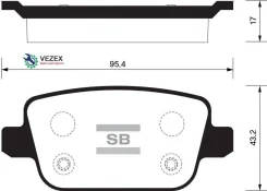 ������� ��������� FORD Galaxy/Mondeo/S-MAX/Volvo S80/XC70/Freelander 06- ������ Sangsin Brake SP2101R SP2101R ����