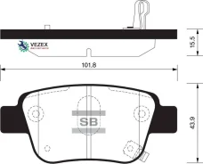 ������� ��������� Toyota ����. Sangsin Brake SP2184 SP2184 ����