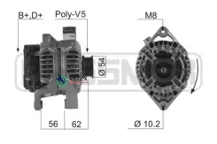 ��������� 14V 100A OPEL Astra G 1,4-2,0 9/98-, Zafira 1,6-16v/1,8-16v ERA 210227 210227 ����