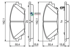 ������� ��������� Mazda 3 13- �����. Bosch 0986494804 0986494804 ����