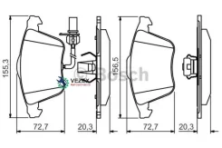 ������� ��������� VAG A4/A6/A8 00- �����. Bosch 0986495272 0986495272 ����