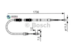 ���� ������� ������� AUDI A4 quattro -08 1736�� Bosch 1987477257 1987477257 ����