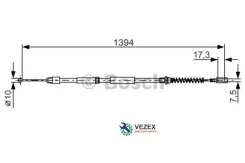 ���� �������! ������� L=1394,d=10MB, VAG Bosch 1987482033 1987482033 ����