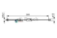 ���� ������� ������� 300�� FORD Fiesta IV 1,25-1,6 08/95-01/02/ V 1,25-1,6/TDCi 11/01-/ Fusion 1,25-1,6/TDCi 08/02-. Mazda 2 1,25-1,6/CD 04/03- Bosch...