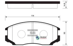 ������� ��������� �������� �������� Mitsubishi COLT II-V (1984-2003)/ Eclipse (1989-1995)/ Lancer VI-VIII (1988-2003)/ Mirage IV (1995-2003) Sangsin B...