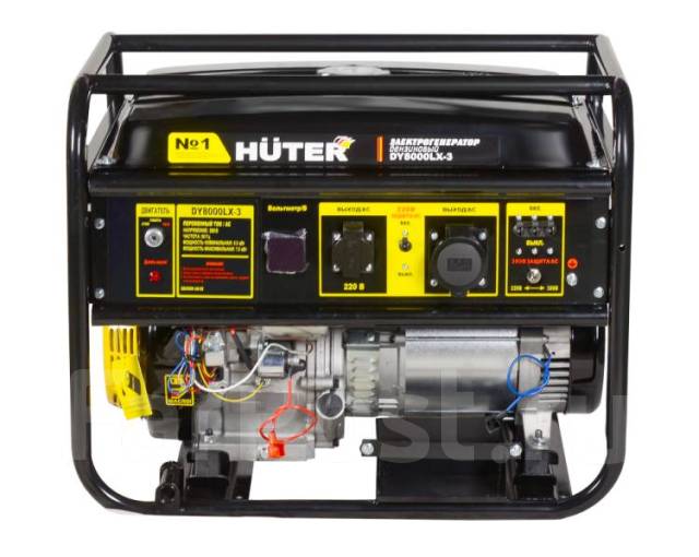 Электрогенератор DY8000LX-3 Huter, новый, под заказ. Цена: 70 990₽ во ...