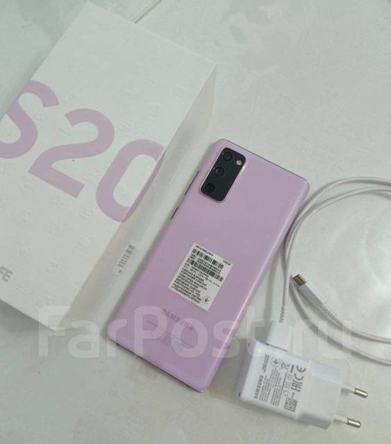 Смартфон Samsung Galaxy S20FE, до 8 гб, 6.50", моноблок, фиолетовый, 4G ...