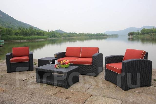 Комплект мебели Rattan Premium 4, венге, новый, под заказ. Цена: 64 500 ...