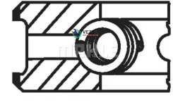 ������ ��������� �������� �� 1 ������� Volvo FH12 FH 12.1L 1993 - 2005 Mahle 03843N0 03843N0 ����