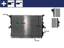 �������� VAG Q7 3.0-4.2 06- /Touareg 3.0-6.0 02-10 Mahle CR571000S CR571000S ����