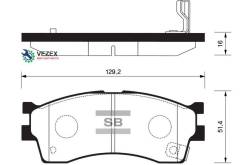   ,  KI Spectra [1.8] 00-, Rio 00-, Clarus 00-, Carens Sangsin Brake SP1113 SP1113 
