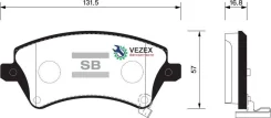 ������� ��������� Toyota Corolla 02- �����. Sangsin Brake SP1502 SP1502 ����