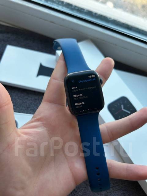 Apple Watch 6 44mm Идеал! Полный комплект, умные часы, б/у, в наличии ...