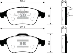 ������� ��������� �������� Sangsin Brake SP1516 SP1516 ����