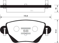 ������� ��������� Sangsin Brake SP2031 Renault/FORD Sangsin Brake SP2031 SP2031 ����