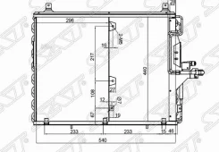 �������� ������������ Mercedes E-Class W124 85-95 SAT STMD553940 STMD553940 ����