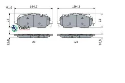 ������� ��������� AUDI A5/Q5 16-/Q7 15-/VW Touareg 18- �������� Bosch 0986424429 0986424429 ����