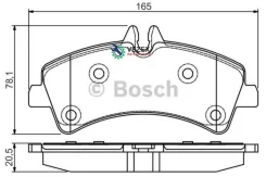 ������� ����. ���. Mercedes Sprinter 5-t 6/06- Bosch 0986495099 0986495099 ����
