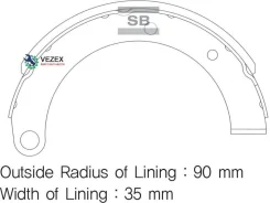 ������� ���������� ������� Hyundai H-1/H100 93-03 (�-� 2 ��) SA121SNS [5982245A00] ! Sangsin Brake SA121 SA121 ����