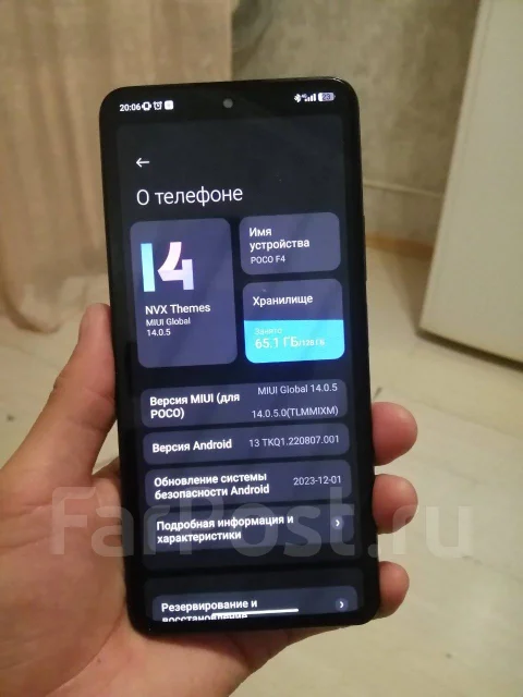 Xiaomi Poco F4. �/�, 128 ��, ������, 3G, 4G LTE, 5G, Dual-SIM, NFC ����