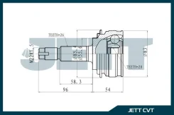 ���� ������� JETT V41-9308 (20 ������) V419308 ����