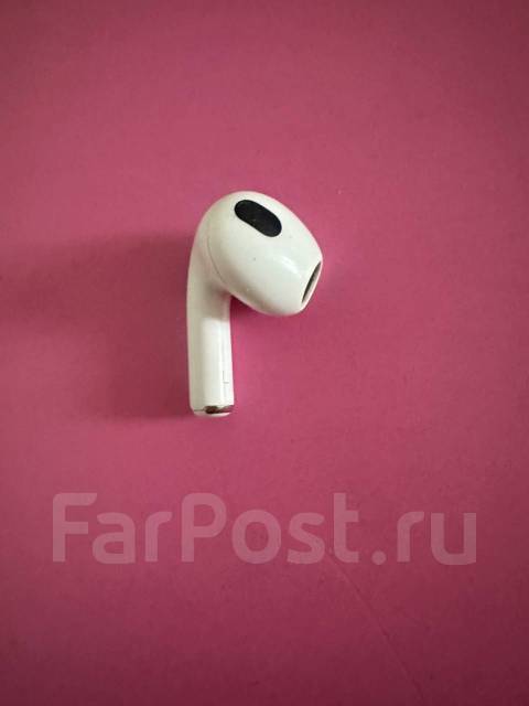 Наушник левый AirPods 3, б/у, в наличии. Цена: 4 950₽ во Владивостоке