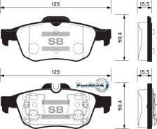   .! Renault Latitude 2.0 16V/2.0DCI 10 Sangsin Brake SP1396 SP1396 SP1396 