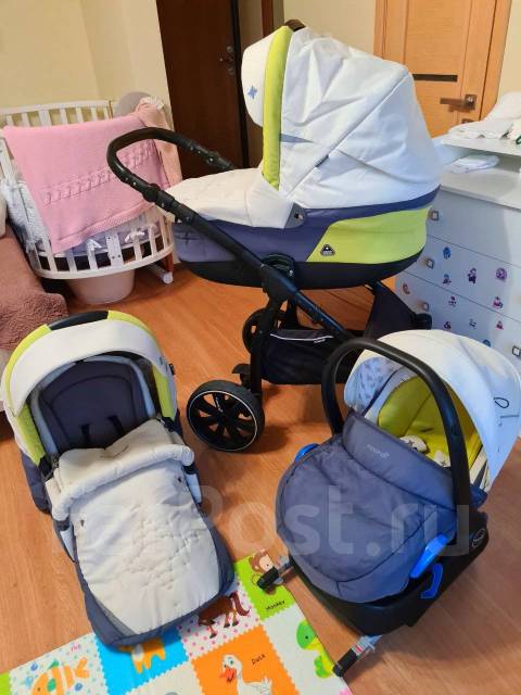 Детская коляска Noordi polaris 3 в 1, б/у, в наличии. Цена: 13 000₽ во ...