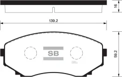 ������� ��������� Mazda MPV 99- �������� Sangsin Brake Sangsin Brake SP1527 SP1527 ����
