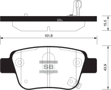 ������� �������� ������ Toyota Avensis 1.6i-2.4 D-4D 03 Sangsin Brake SP2184 SP2184SNS Sangsin Brake SP2184 SP2184 ����