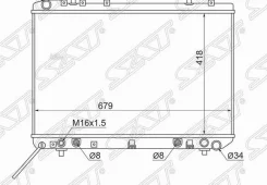 �������� Ssangyong MUSS0/Korando 2.3/2.9D/3.2 94- SAT SY0004 SY0004 ����