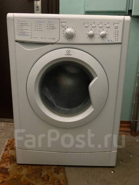 Indesit iwuc 4105 (узкая 30см), стиральная машина автомат, 4,0 кг, б/у ...