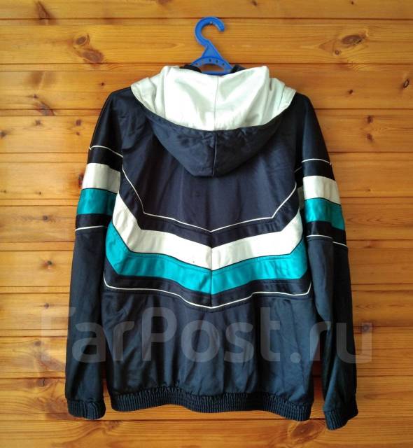 Олимпийка Adidas из 90-х, размер: 46, 92,0 см, 82,0 см, 99,0 см, лето ...