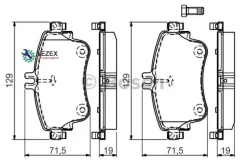 ������� ����. ���. Mercedes W176 A 160/180/CDI 06/12-/ W246/W242 B 160/180/CDI 11/11- Bosch 0986494663 0986494663 ����